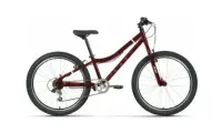 Велосипед FORWARD UNIT 24 1.0 (24" 6 ск. рост. 12") темно-красный/белый, , шт в интернет-магазине Патент24.рф