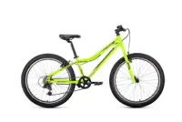 Велосипед FORWARD TITAN 24 1.0 (24" 6 ск. рост. 12") ярко-зеленый/темно-серый, , шт в интернет-магазине Патент24.рф