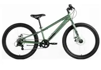 Велосипед FORWARD SPIKE 24 D (24" 7 ск. рост. 11") зеленый/черный, , шт в интернет-магазине Патент24.рф