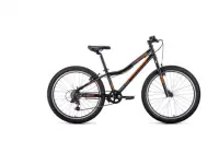 Велосипед FORWARD TITAN 24 1.0 FR (24" 6 ск. рост. 12")  черный, , шт в интернет-магазине Патент24.рф